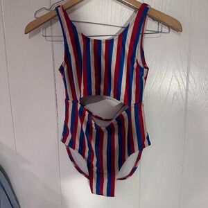 Cat & Jack Colorful Striped Swimsuit
